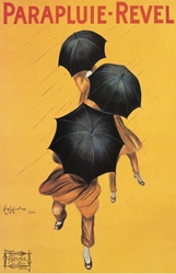 Parapluie Revel French 1922 Art Poster  