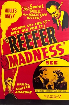 Reefer Madness Women Cry For It Men Die For It! Vintage Movie Poster  
